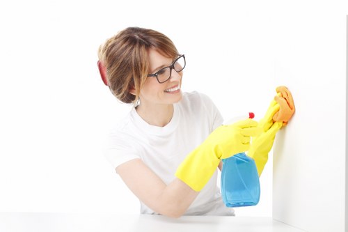 Deep cleaning upholstery with specialist equipment in Rush Green
